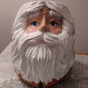 Santa Claus Ceramic Container